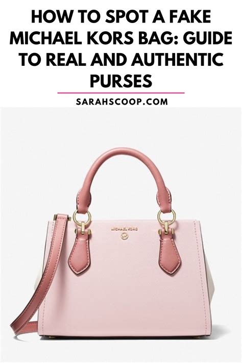 how to know if my michael kors purse is real|authentic michael kors.